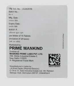 A blister pack of Glimihelp PM2 Tablet with clear labeling and dosage instructions.