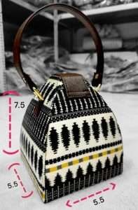 Digital Potli with hand-block prints and satin fabric for traditional and modern outfits