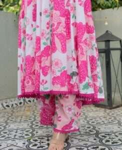 New arrival – stylish kurti pant set in soothing summer colors.