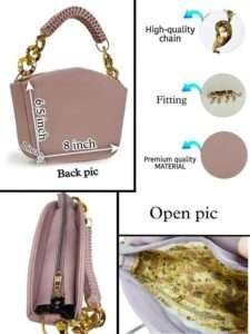 Premium-quality handbag with a sleek, modern look