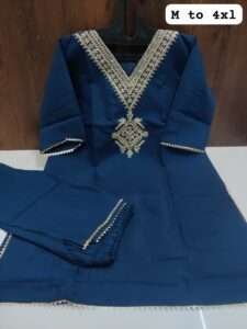 Stay warm and stylish with our Roman Silk Cord Set featuring pure silk fabric and beautiful Aari work. Available in M to 4XL. Order now!