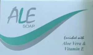 ALE AloeVera Soap bar with 5% Aloe Vera and 0.25% Vitamin E for smooth, hydrated skin