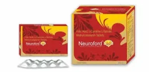 Pack of Neuroford LC Tablets from Johnlee Pharmaceuticals – 10 tablets per strip
