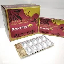 Neuroford LC Tablet strip with L-Carnitine, Folic Acid, and B12 for nerve support